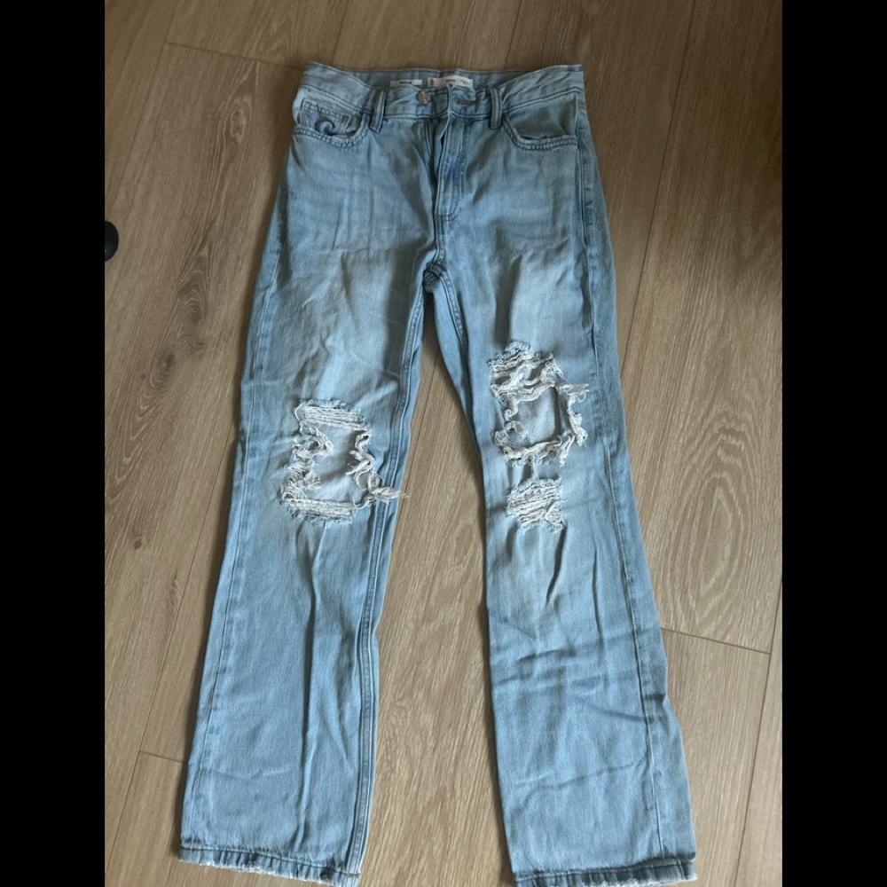 Mango Matilda ripped jeans mid waist